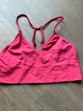 Anthropologie v-neck strappy bralette